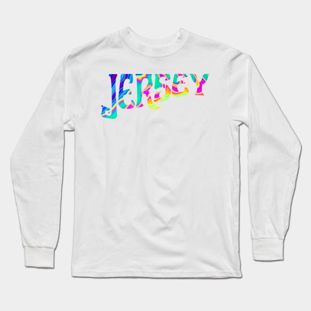 Trippy Jersey Long Sleeve T-Shirt by lolosenese